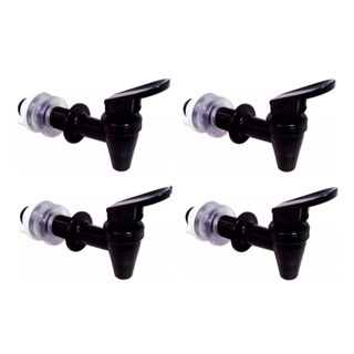Kit 4 Torneiras Pretas Longa Toque Para Filtro Barro São João Stéfani Pedro Oasis  Bebedouro De Agua Por Gravidade em Oferta na Shopee