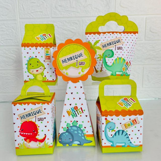 Caixas Personalizadas dinobaby, caixinhas personalizadas Dinobaby, caixinha dinobaby, (pegue e monte)