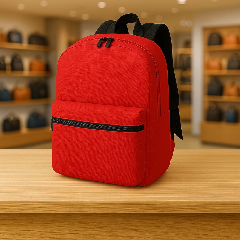 Mochila unissex trabalho faculdade escola VERMELHO em Oferta na Shopee