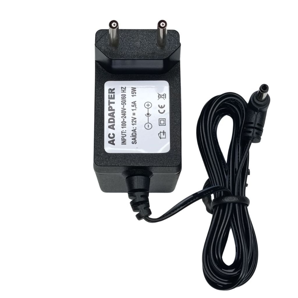Fonte Carregador 12v 1.5a Para Alexa Echo Dot 3ª 4° 5° Geração