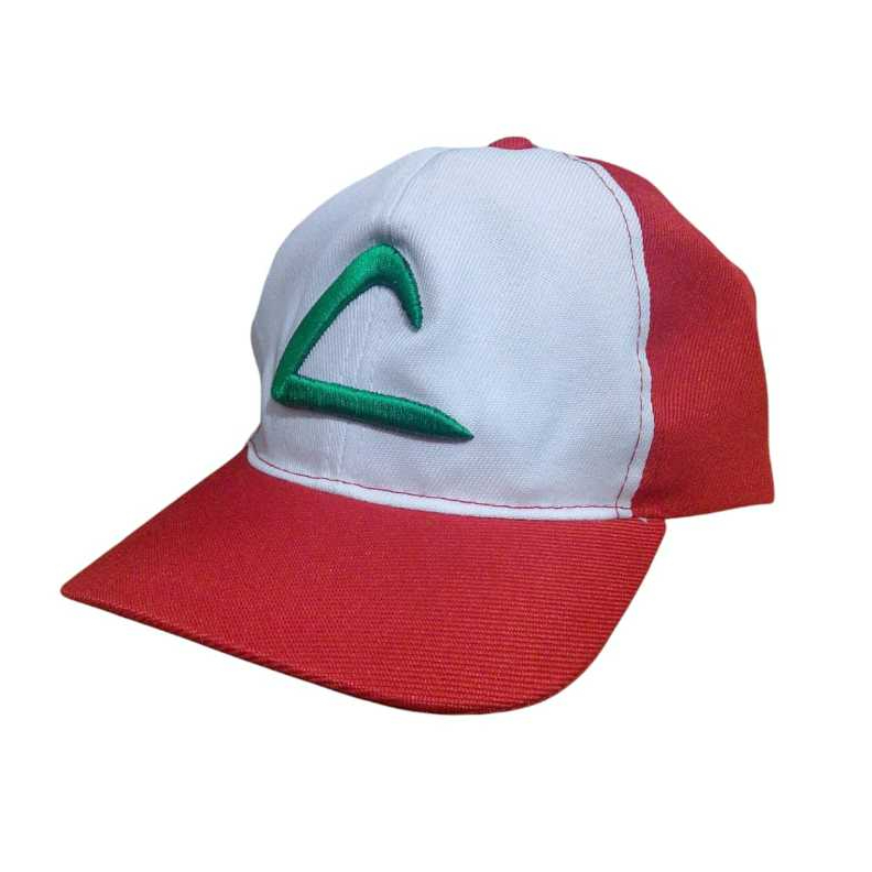 Boné infantil do ASH pokémon bordado aba curvada