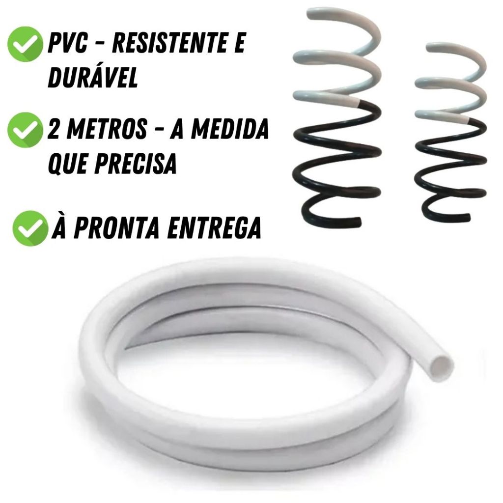 Mangueira Para Encapar Mola Branca Leitosa - 2 Metros em Oferta na Shopee