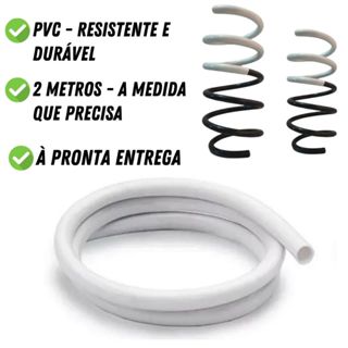 Mangueira Para Encapar Mola Branca Leitosa - 2 Metros em Oferta na Shopee