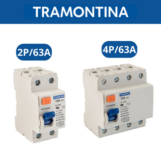 Interruptor DR Diferencial Residual TDR 2P / 4P - 40A ou 63A 30mA 6KA TRAMONTINA em Oferta na Shopee