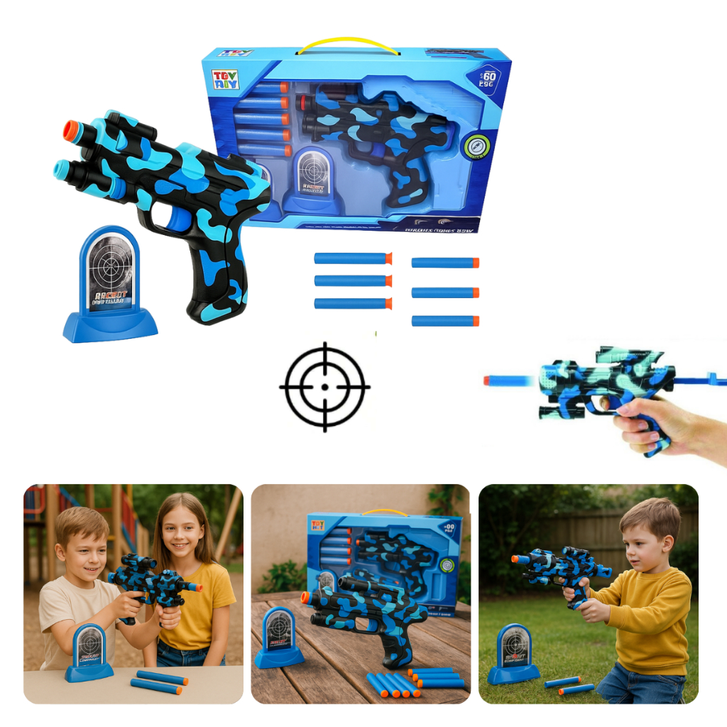 Super lança dardos Brinquedos Dardos Camuflado Super Pistola Swat
