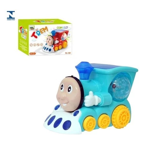 Brinquedo Trem Thomas Trenzinho brinquedos de menino Infantil Luz Som Bate Volta