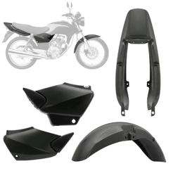 Kit Carenagem 3 Peças Pro Tork FAN 125 2005 á 2008