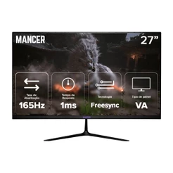 Monitor Gamer Mancer Horizon Z PRO, 27 Pol. VA, FHD, 1ms, 165Hz, FreeSync, HDMI/DP, MCR-HZNP27-BL01