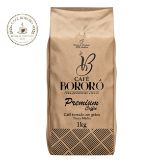 Café Em Grãos Torrado Premium Artesanal 100% Arábica 1kg Torra Media - Café Bororó em Oferta na Shopee