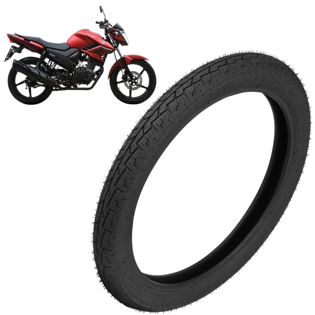 Pneu Dianteiro 2.75-18 Pro Tork Str8000 Para Motos Titan Fan Start YBR Factor Fazer Dafra Speed