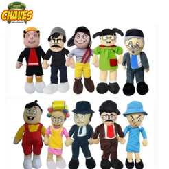 Boneco De Pelúcia Turma Chaves 40cm Bordado Antialérgico Pronta Entrega