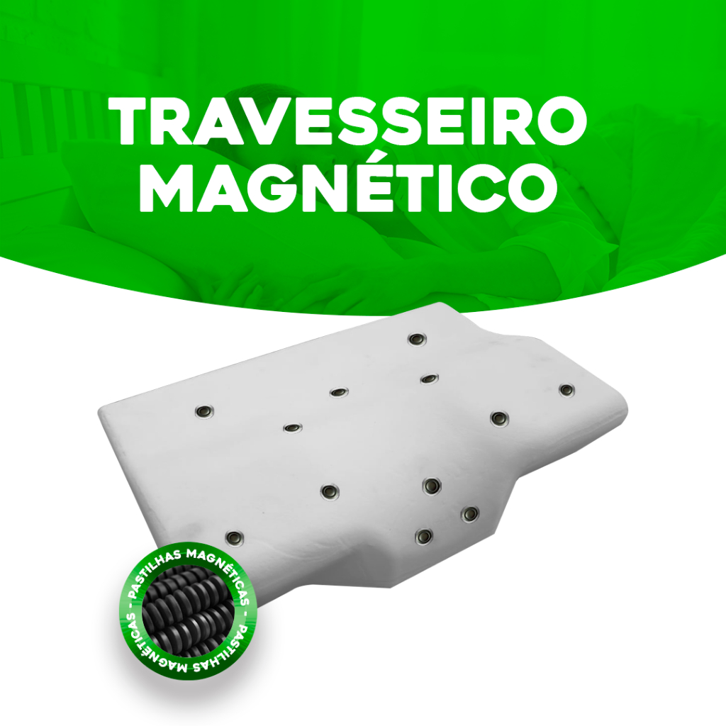 Travesseiro Terapeutico Magnético Meu Sono Top Cervical Ortopédico Nasa Vitasono