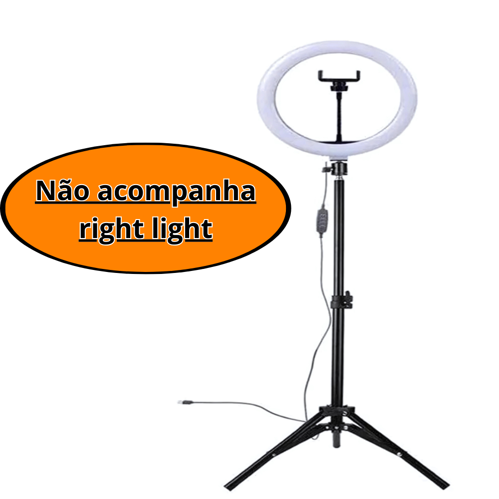 Tripé Para Iluminação Led 2.1 Metros Universal Celular Para Ring Light