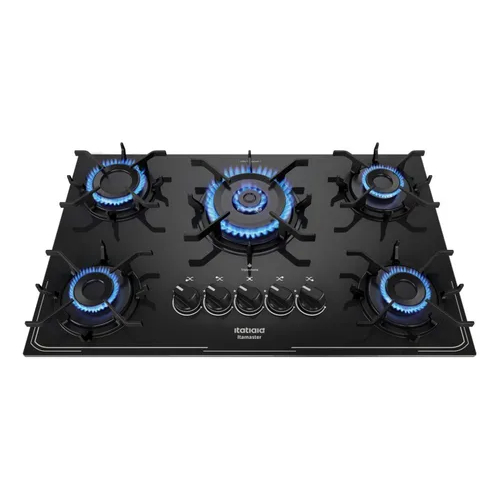 Imagem Cooktop Itamaster 5 Bocas Preto – Bivolt 127V/220V com Acendimento Automático