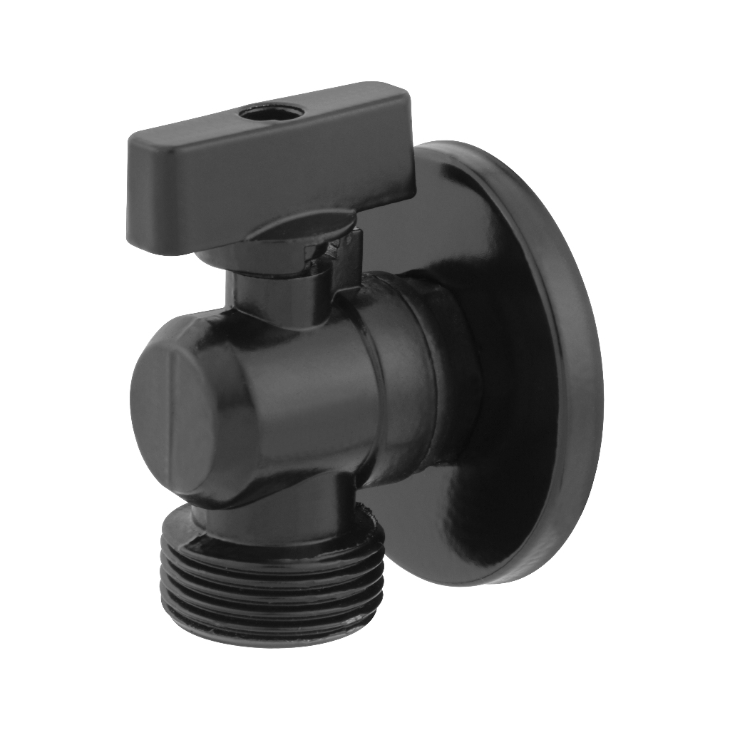 Registro Torneira Maquina Lavar Metal Tanque Filtro Multiuso Preto Resistente 1/4 de Volta Black em Oferta na Shopee