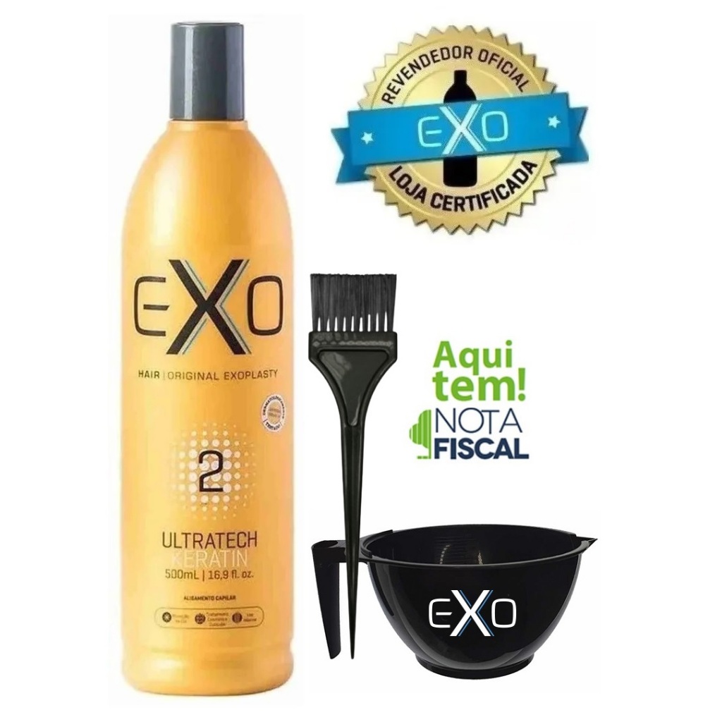 Exo Hair Alisamento Exoplastia Capilar Ativo Passo 2 500ml