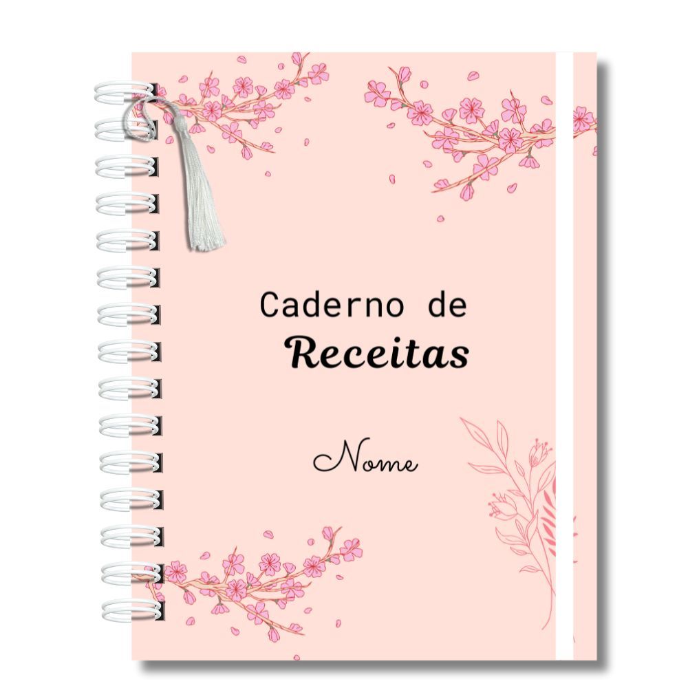 Caderno de receitas Receitas Saudáveis Fáceis Práticas Presentes Mães Amigas Aniversários