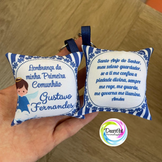 12 Almochaveiros primeira comunhão primeira eucaristia personalizados lembrancinhas em Oferta na Shopee