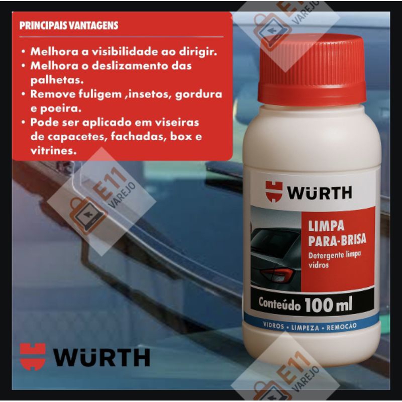 Limpa Para-Brisa - Wurth