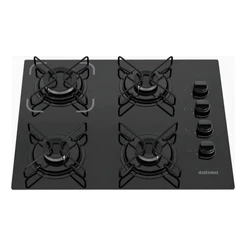 Cooktop Itatiaia Essencial 4 Bocas Preto – Bivolt 127V/220V com Acendimento Automático