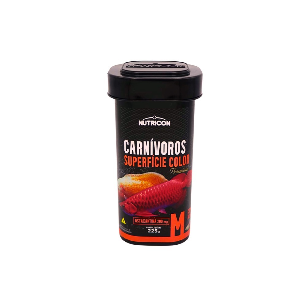 Ração Para Peixes Carnivoros De Superfície Color 225gr