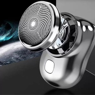 Mini Barbeador EléTrico PortáTil À Prova D'áGua TIPO-C Aparador De Barba De Bolso