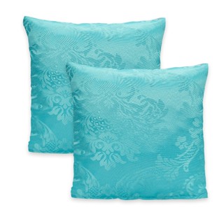 Kit 2 Capas de Almofadas Luxo 40x40cm Jacquard Adamascado em Oferta na Shopee