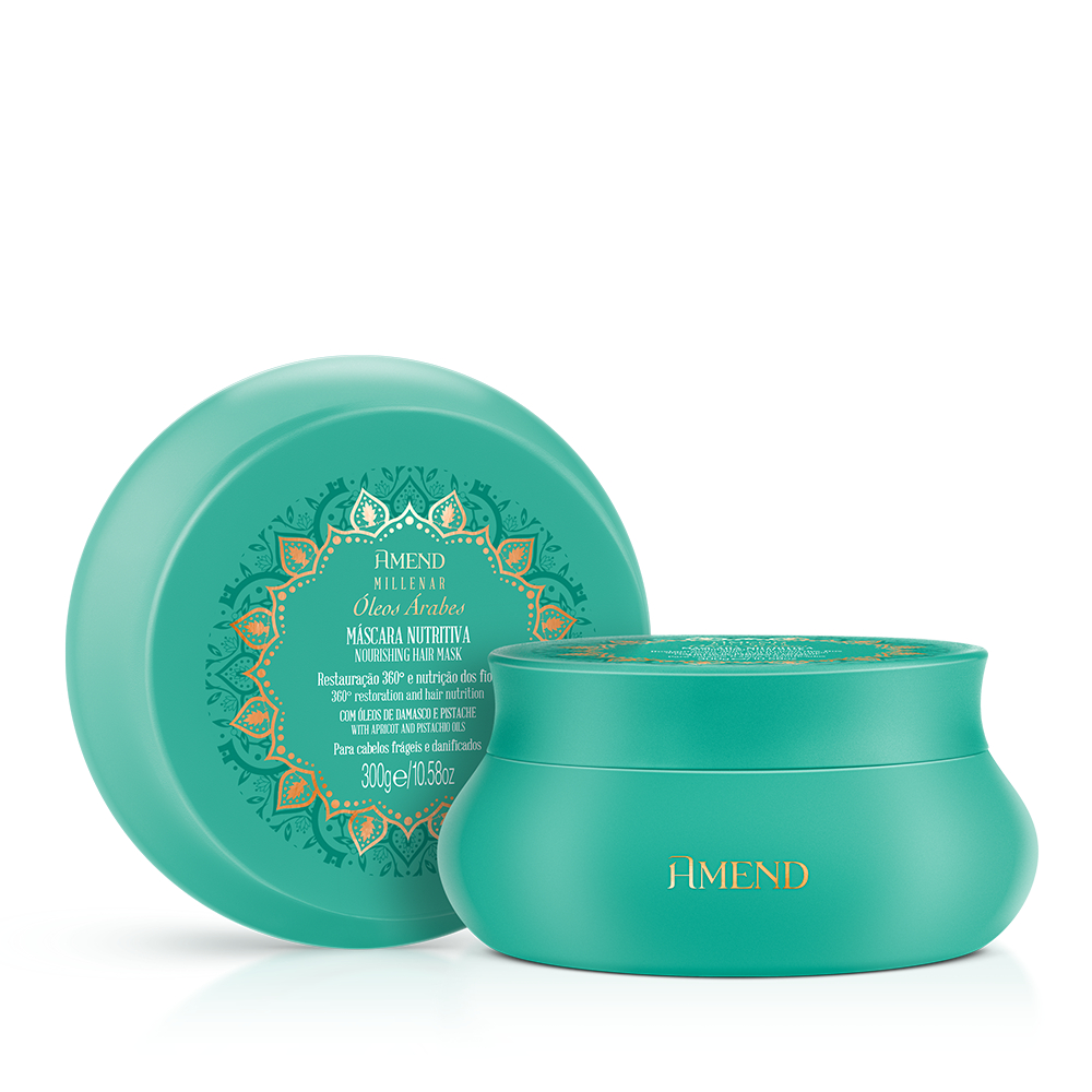 Amend Millenar Óleos Árabes Máscara de 300g em Oferta na Shopee