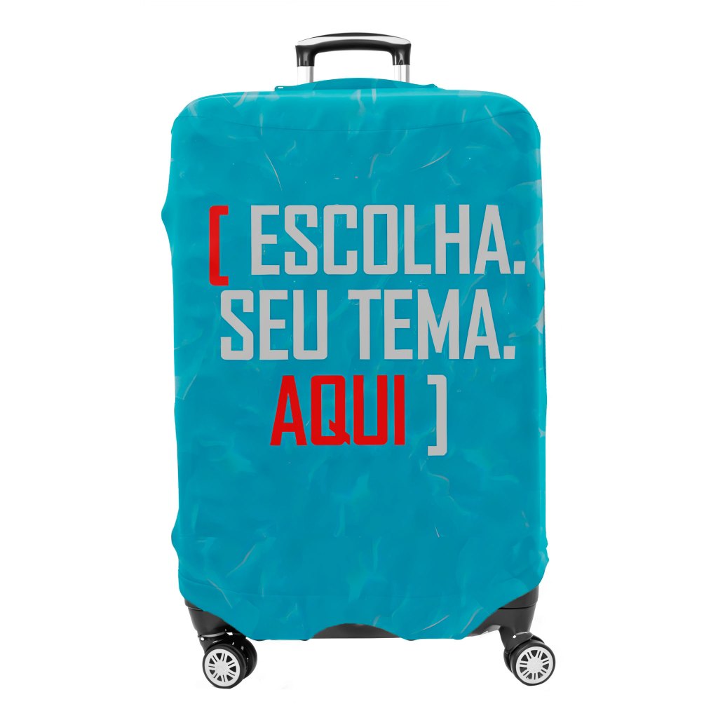 Imagem Capa para Mala Bagagem Viagem Escolha Seu Tema