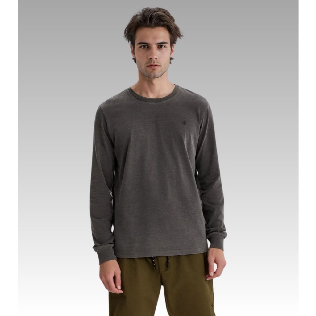 Camiseta Manga Longa Estonada Masculina Trendy Lumi