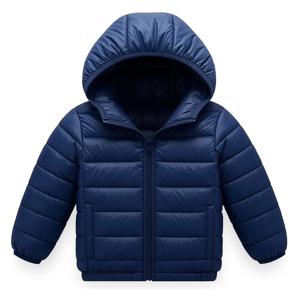 Blusa De Frio Bobojaco Infantil Unissex Com Capuz Removível Pelucíado Por Dentro