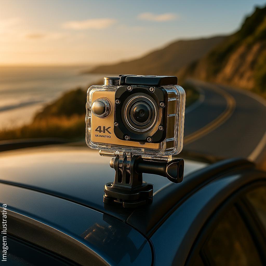 Câmera 4k Ultra Full HD Sports a prova d`água para ação