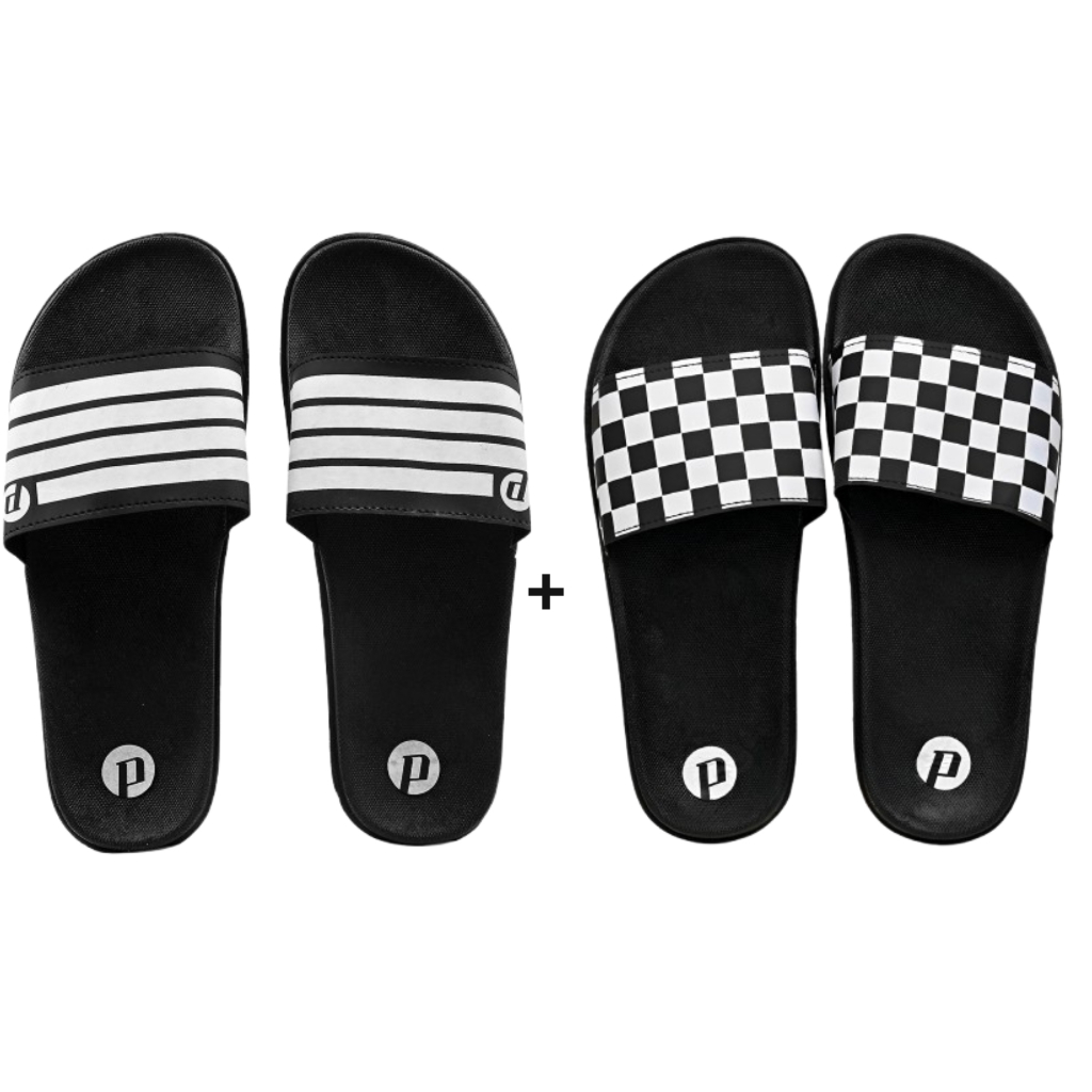 Kit Chinelo Slide Masculino Feminino Confortável Calce Fácil em Oferta na Shopee