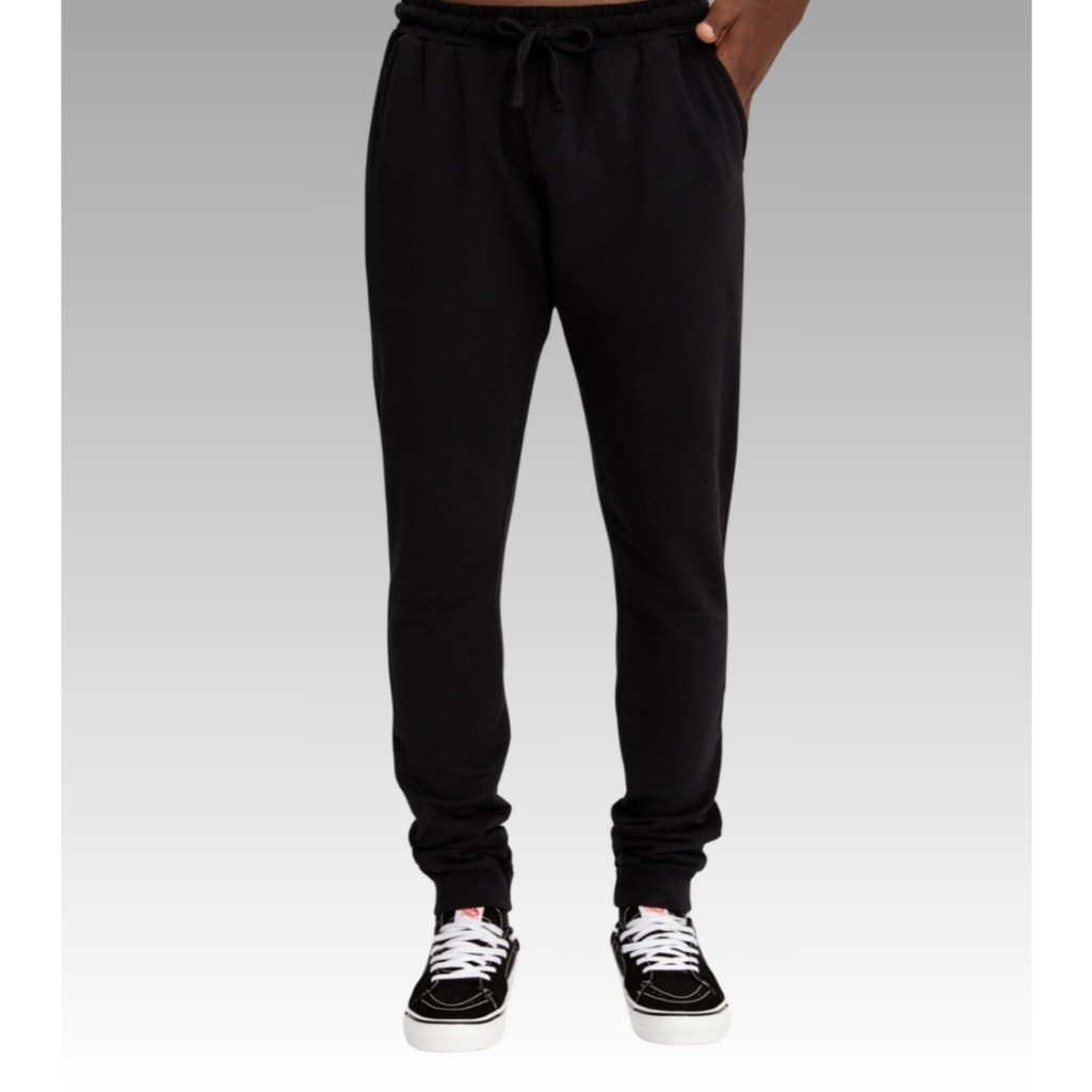 Calça de Moletom Lisa de Algodão Sustentável Premium