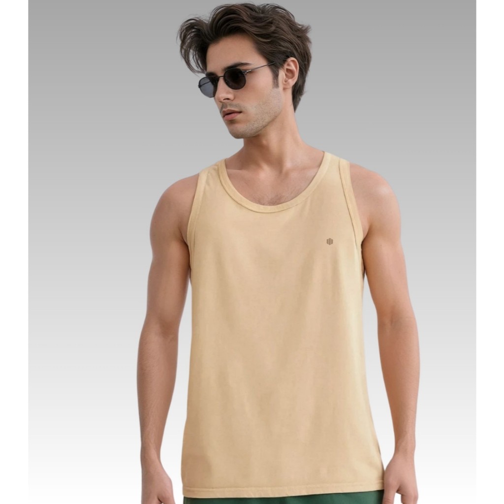 Camiseta Regata de Algodão Sustentável Premium Masculina