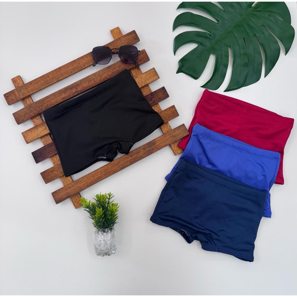 Sunga Infantil 2 ao 12 lisa suplex forrada e regulagem