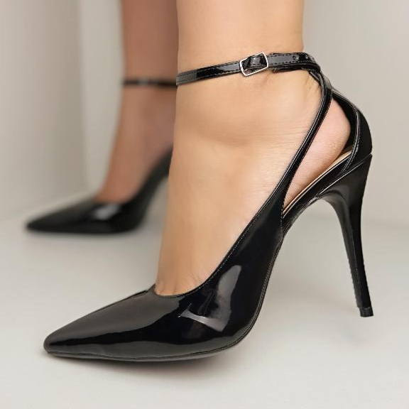 Sandália Feminina Scarpin Salto Fino 10cm SlingBack
