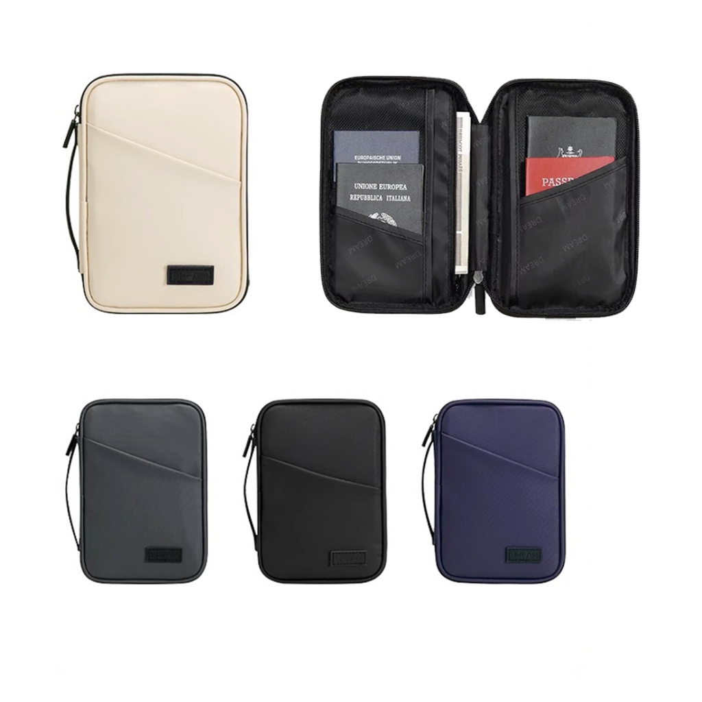 Carteira porta passaporte  feminina e masculina cartões e documentos, impermeável e emborrachado em Oferta na Shopee
