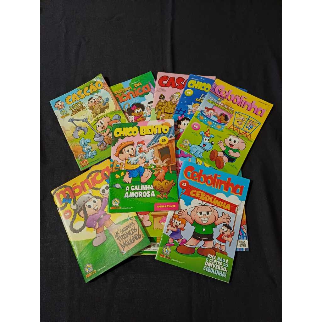 Gibis ou almanaques turma da Mônica - KIT com 2/3/4 unidades . Leia a descrição do anúncio.