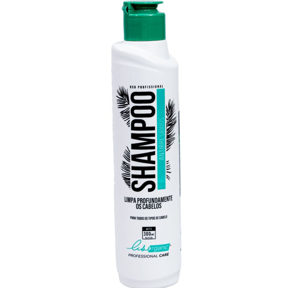 Shampoo Anti Resíduo (Limpeza Profunda) Lisorganic Tróia Hair 300ml
