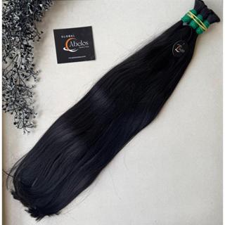 Cabelo Humano Super Double Vietnã - 50 a 75cm - Castanho - 50/100 gramas em Oferta na Shopee
