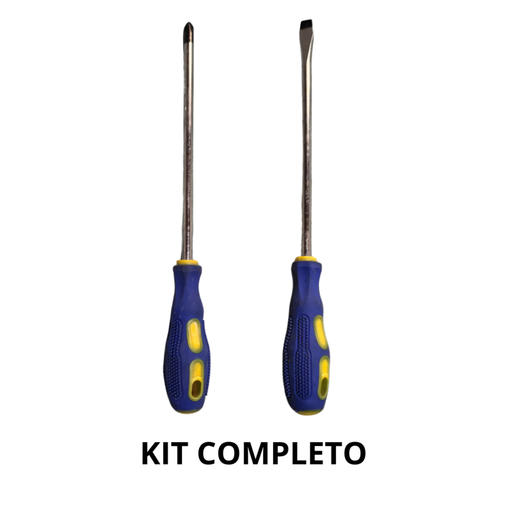 Kit Completo de Chaves de Fenda/Philips Interneed Elétrica Eletricista Casa Interruptor Iluminação Manutenção