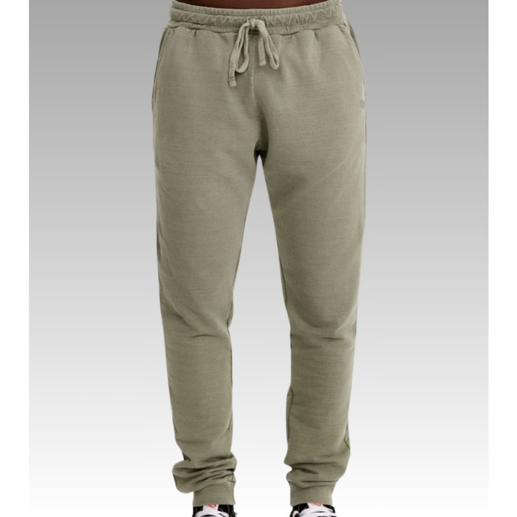Calça de Moletom Estonada de Algodão Masculino Trendy Wear