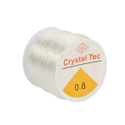 Fio de silicone 0.8 - 100 metros - [ para pulseiras, cordões e etc ] - C&S BAZAR -