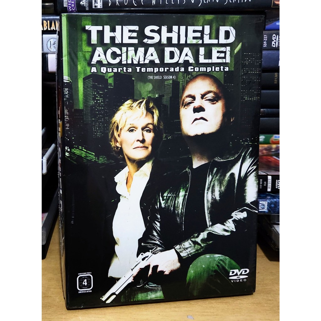 Box DVD The Shield Acima Da Lei A Quarta Temporada Completa (Original Lacrado)
