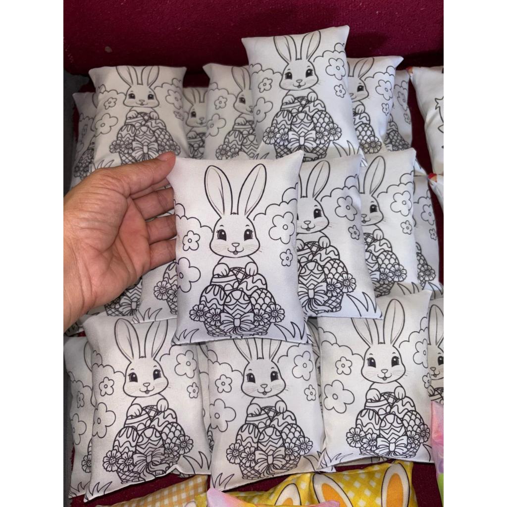 50 Almofadas para Colorir 10x15 cm Pinte e Lave ( Lembrancinha para todas as ocasiões) personalizadas no seu tema