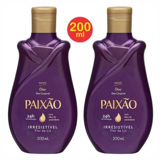2X Óleo Corporal de Amêndoas Paixão Irresistível 200ml