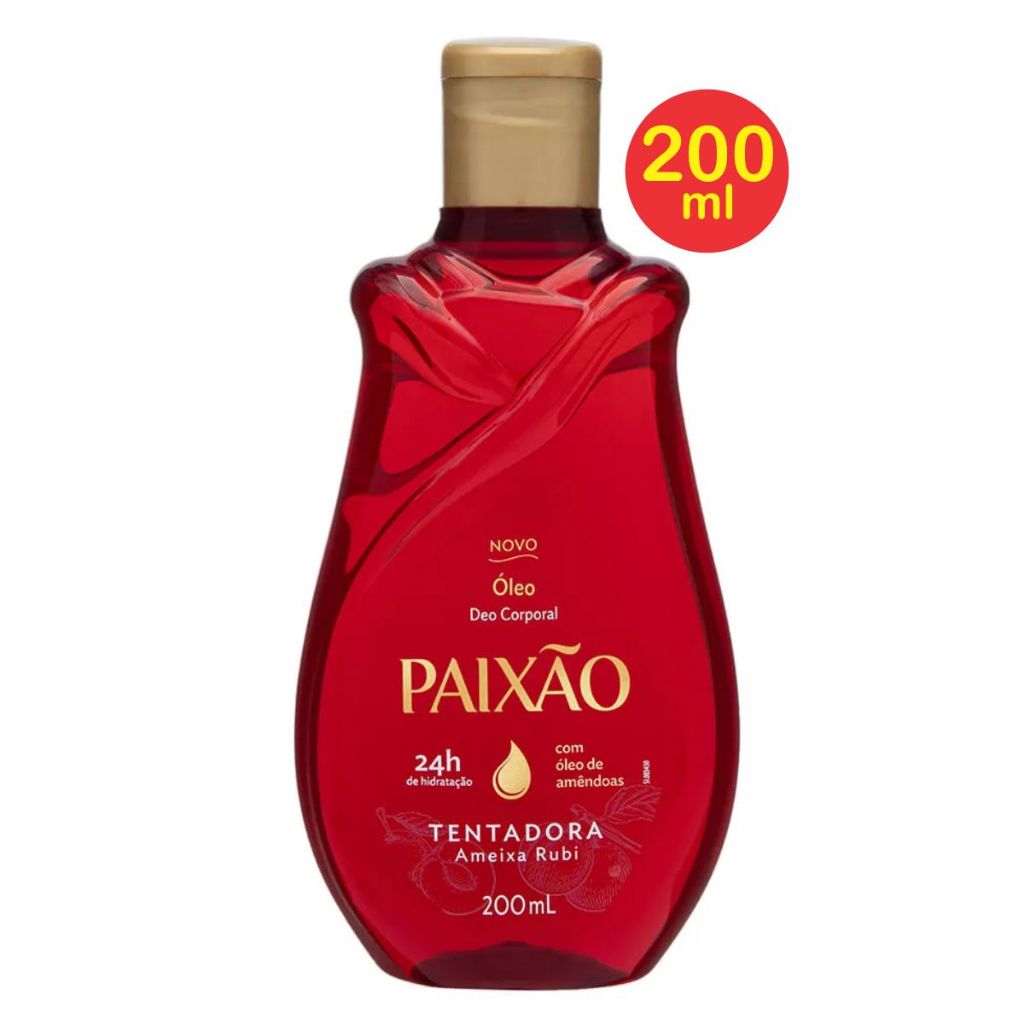 Óleo Corporal de Amêndoas Paixão Tentadora 200ml