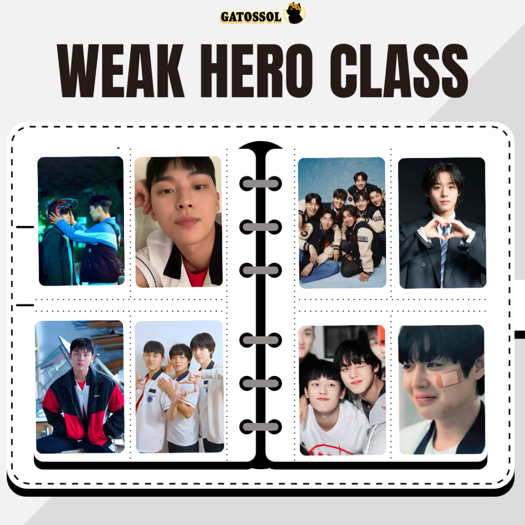 Weak Hero Class / Classe dos Herois Fracos KIT 8 PC Mini fotos Plastificados - FANMADE - K-POP - KPOP - PHOTO em Oferta na Shopee