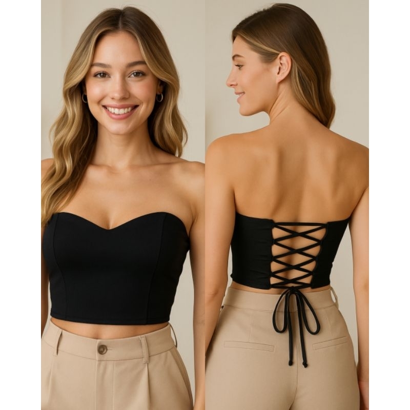 Cropped Amarração Preto: Onde Comprar | BuscaProdutos